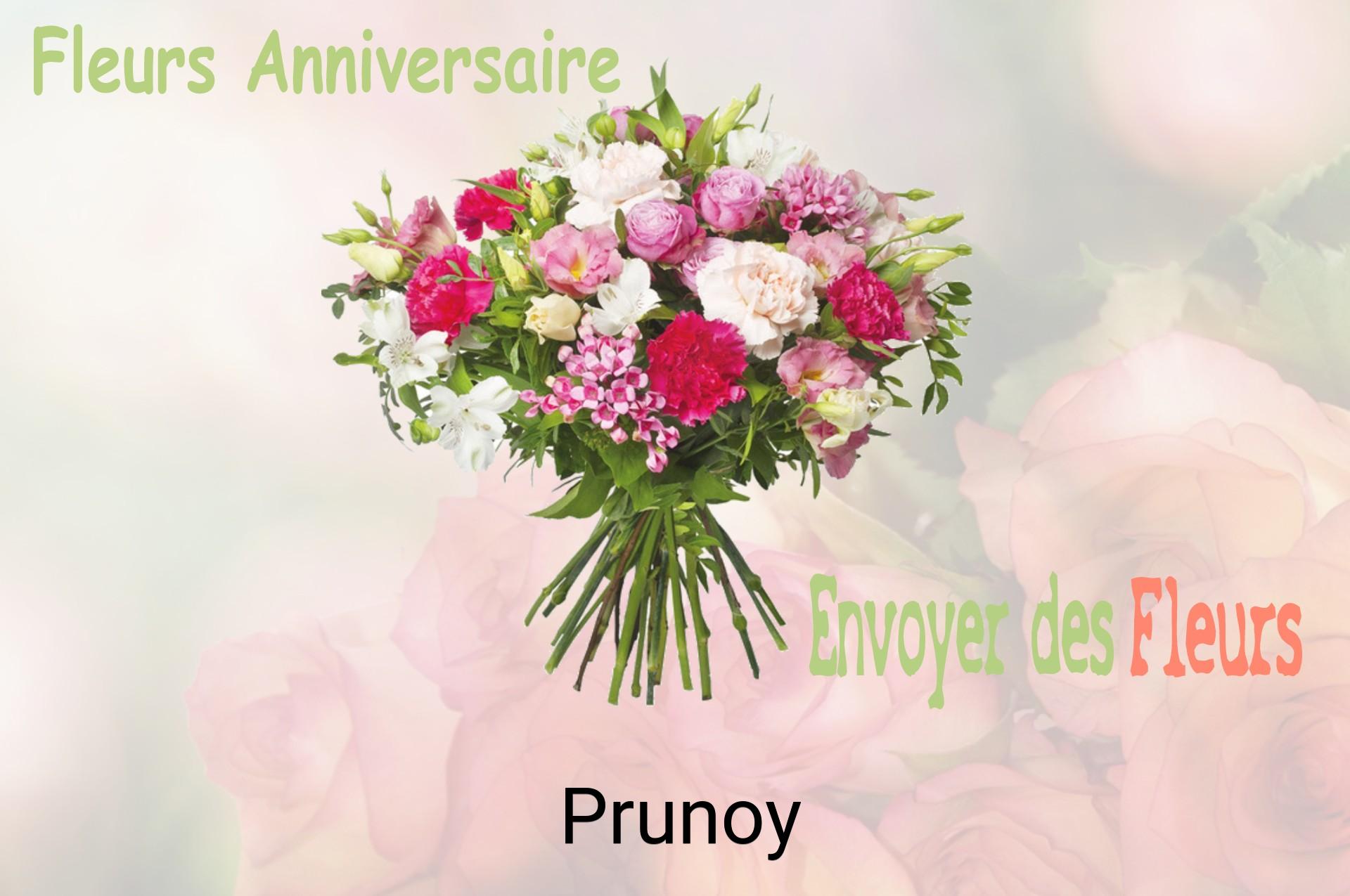 Bouquet de fleurs d’anniversaire livré à Prunoy
