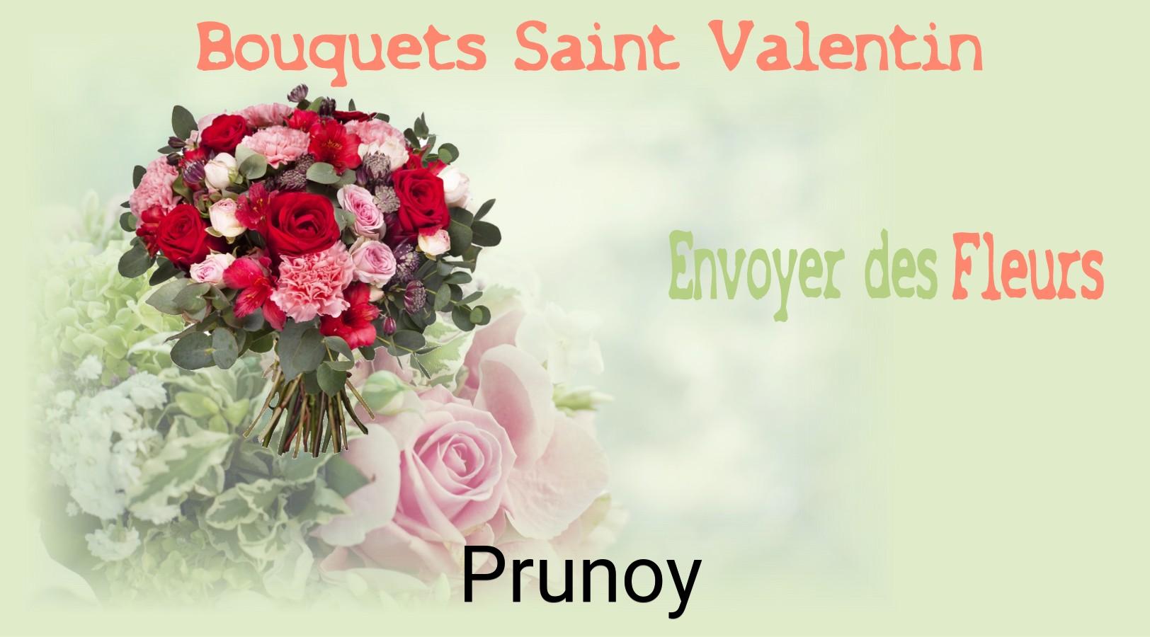Roses de Saint-Valentin livrées à Prunoy